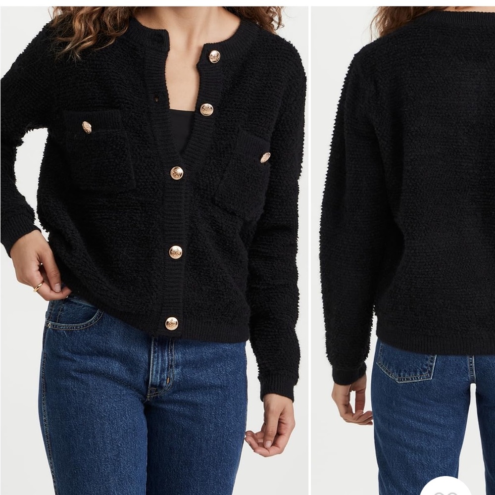 Line & Dot Khloe Boucle Cardigan